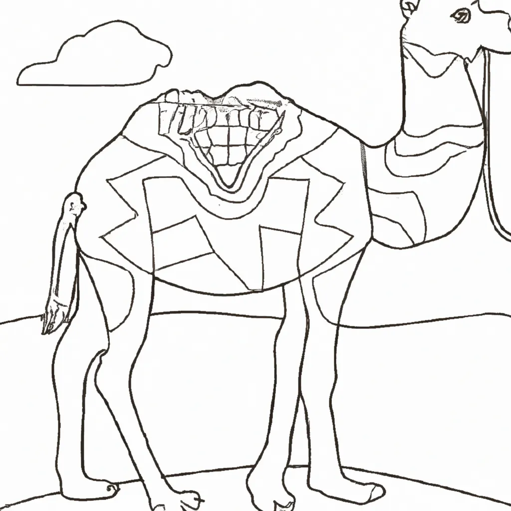 Desenho desenhos dromedario