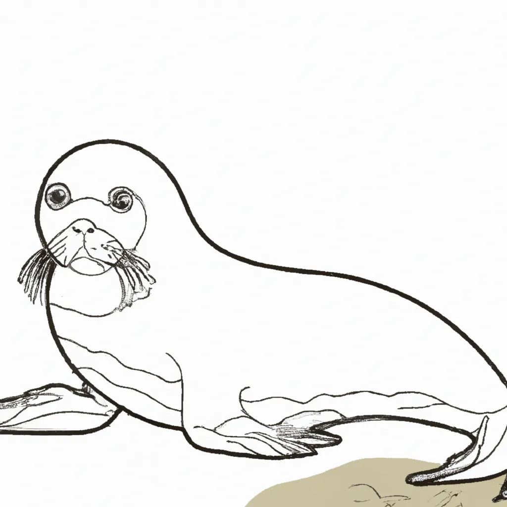 Desenho desenhos foca