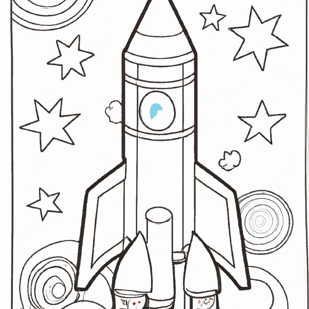 Desenho desenhos foguete viagem espaco infinito