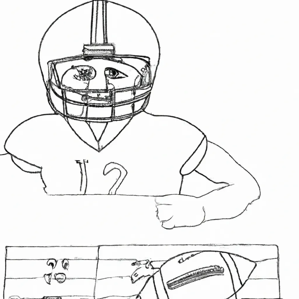 Desenho desenhos futebol americano