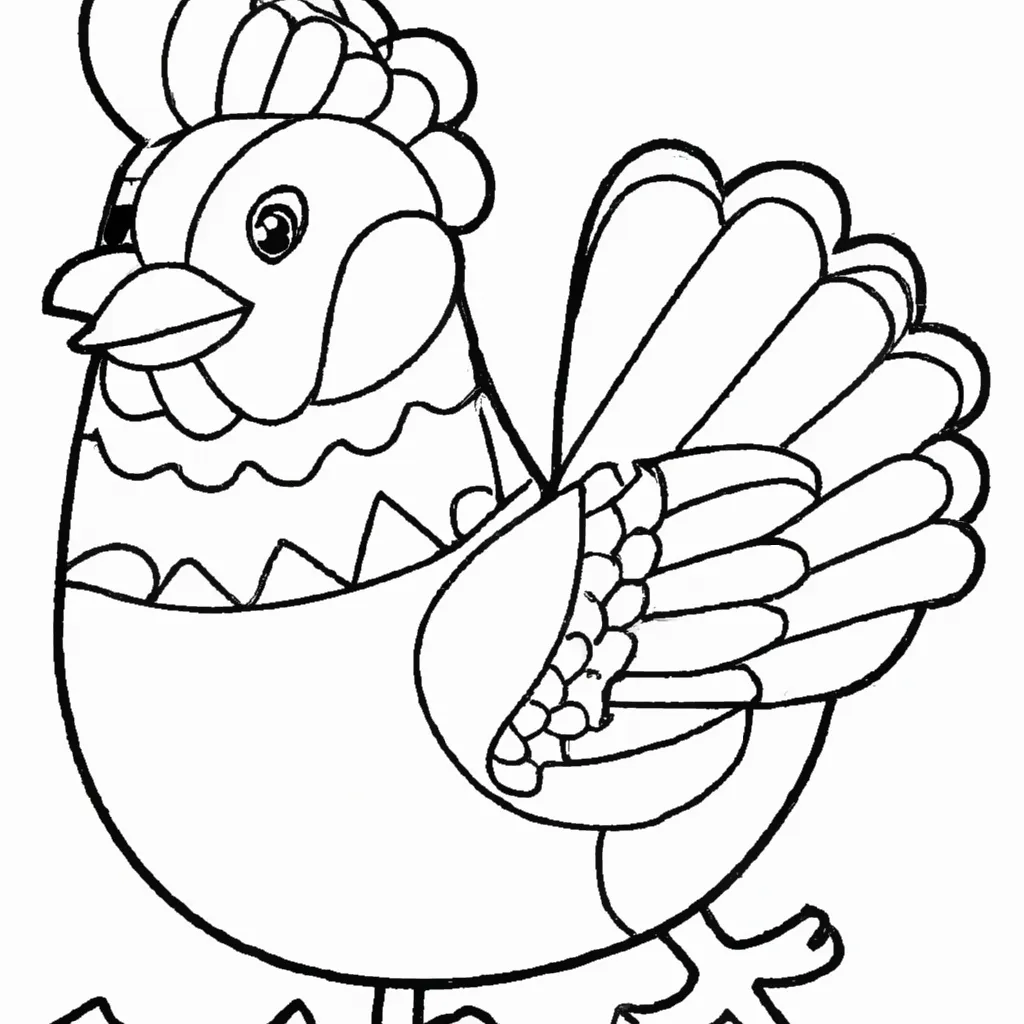 Desenho desenhos galinha