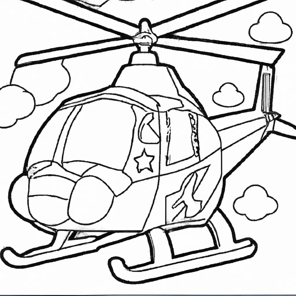 Desenho desenhos helicoptero