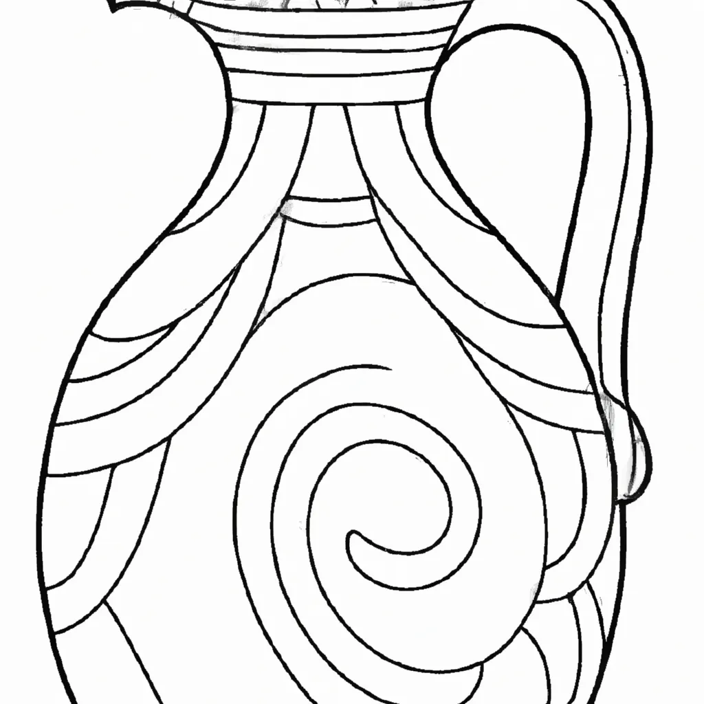 Desenho desenhos jarra ceramica arte decoracao