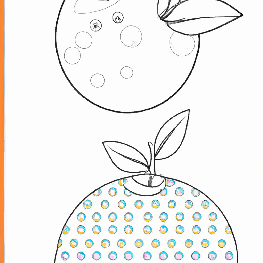 Desenho desenhos laranja