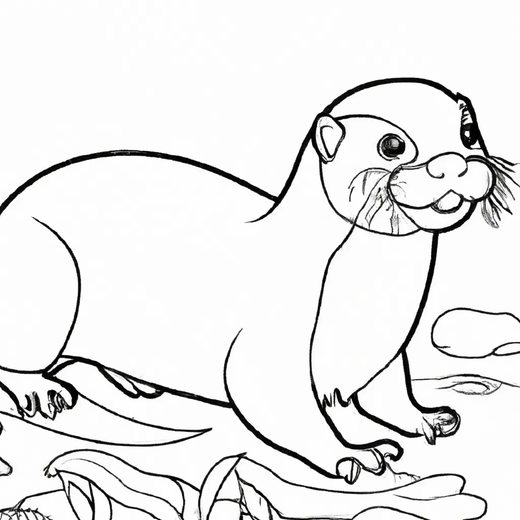 Desenho desenhos lontra