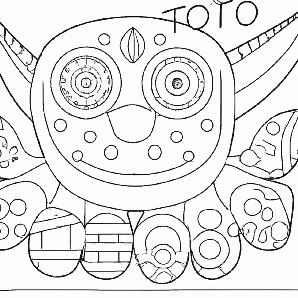 Desenho desenhos oiti coloridos divertidos