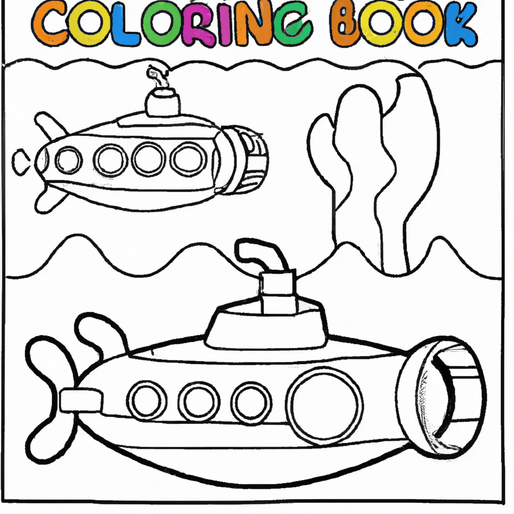 Desenho desenhos submarino