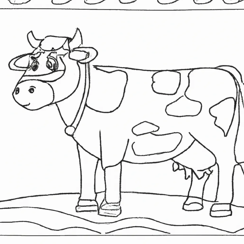 Colorir é Divertido! Desenhe Uma Vaca e Se Divirta! Desenho desenhos vaca arte infantil