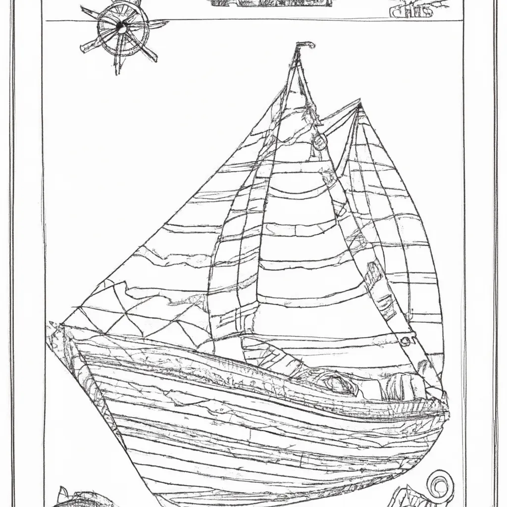 Desenho desenhos veleiro