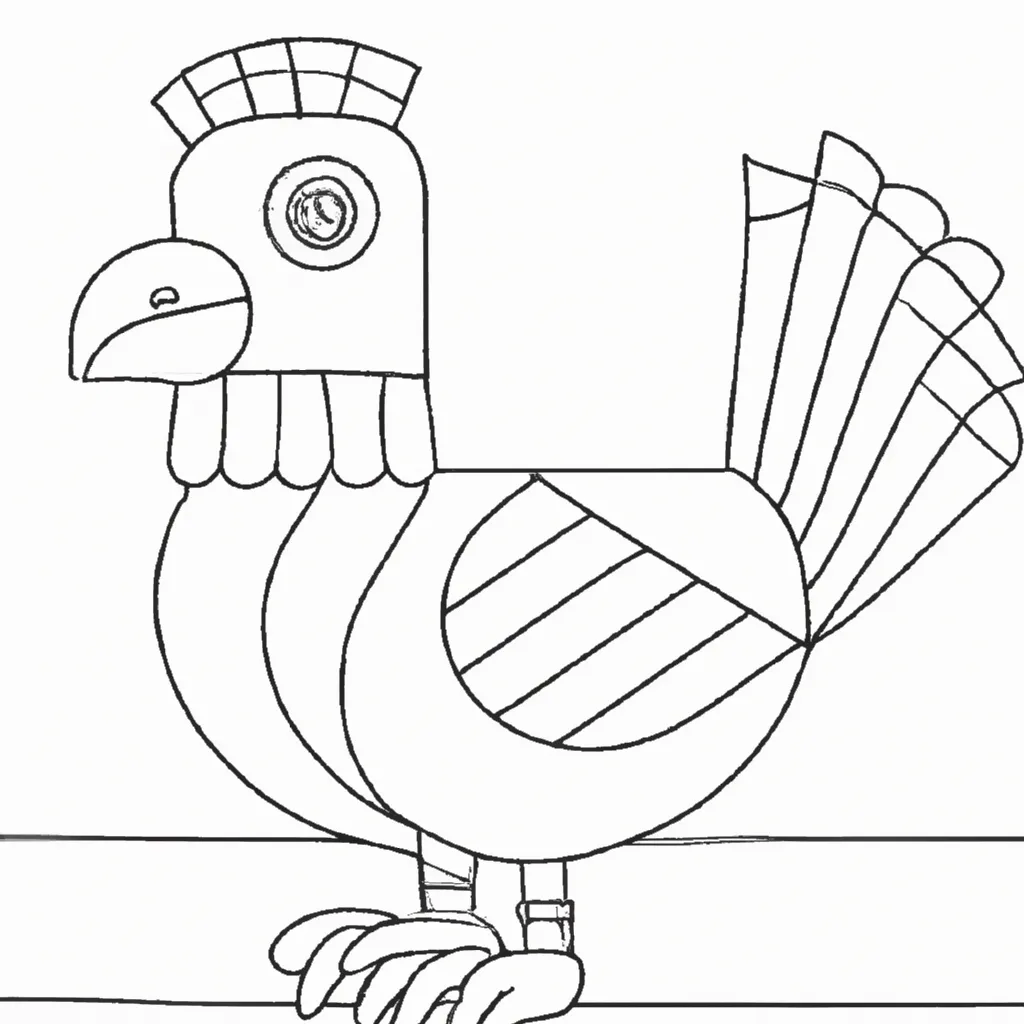 Desenho para colorir desenho guincho ilustracoes