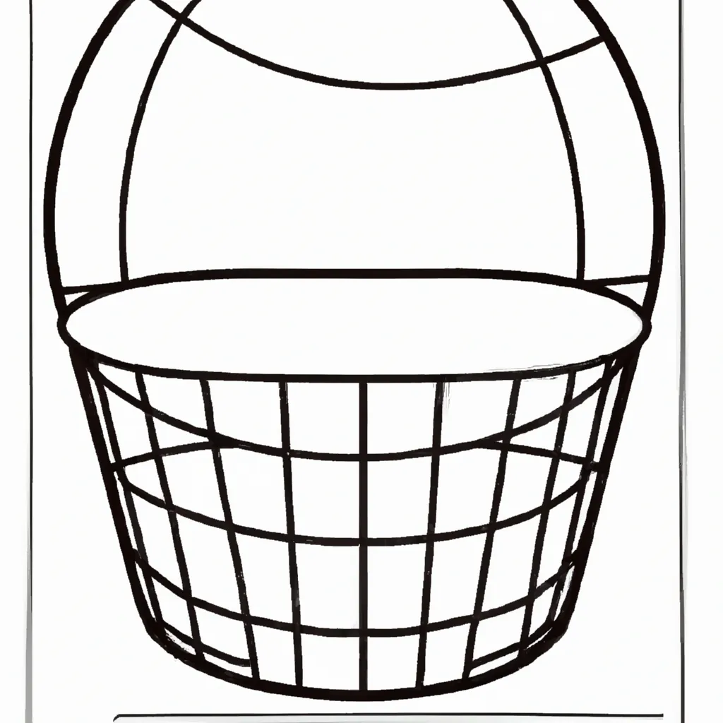 Desenho para colorir desenhos basquete
