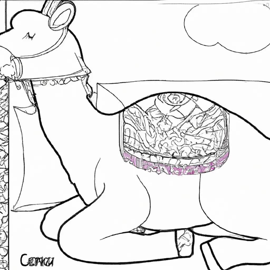 Vamos Colorir? Desenho de Cama Divertido e Criativo! Desenho para colorir desenhos de cama criativos
