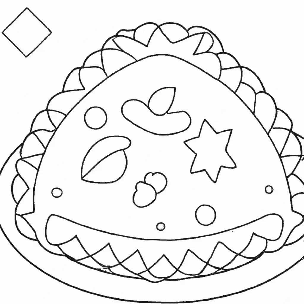 Desenho para colorir desenhos empada gostosos facil divertido