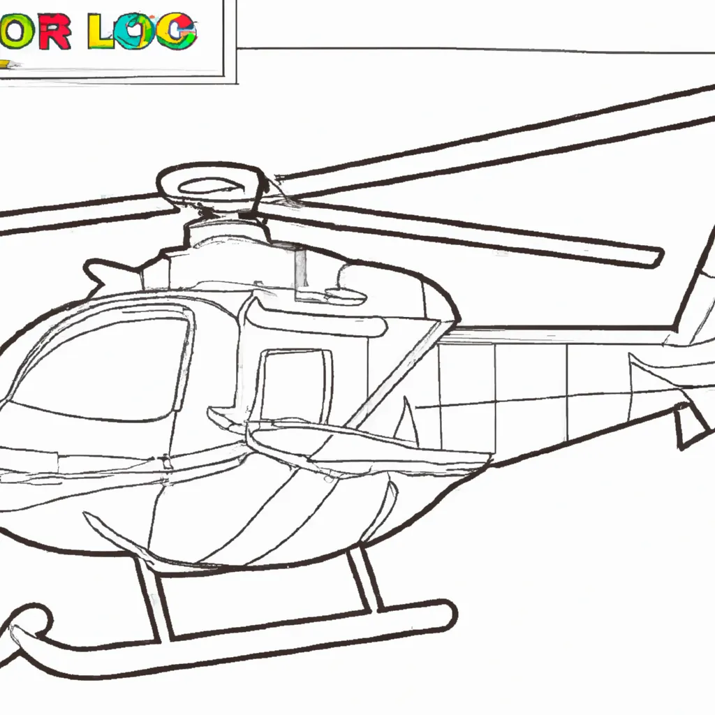 Desenho para colorir desenhos helicoptero
