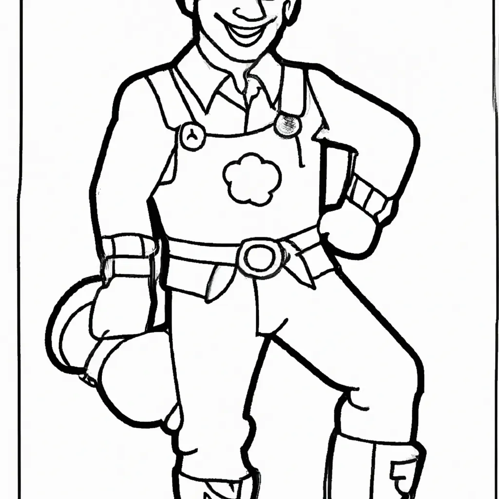 Desenho para colorir desenhos homem