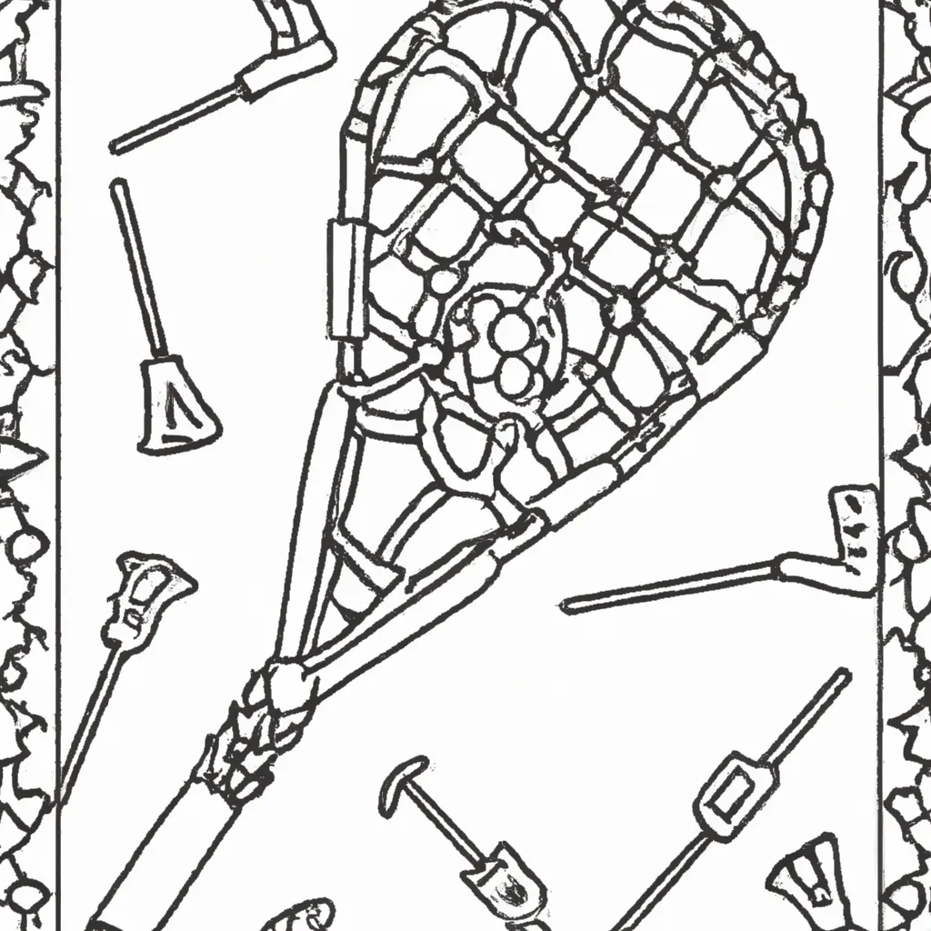 Desenho para colorir desenhos lacrosse