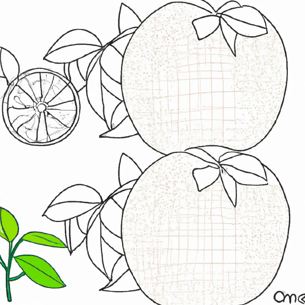 Desenho para colorir desenhos laranja
