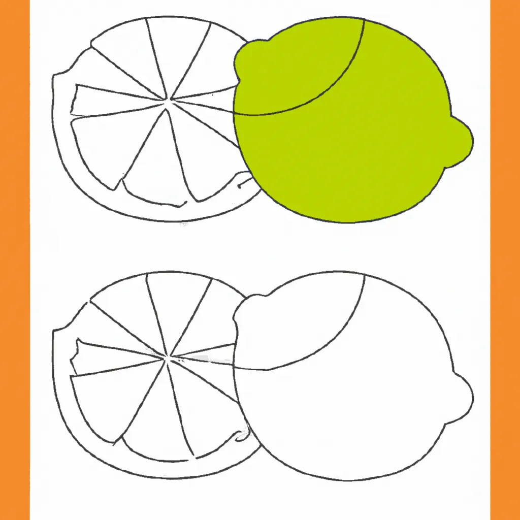 Desenho para colorir desenhos limao