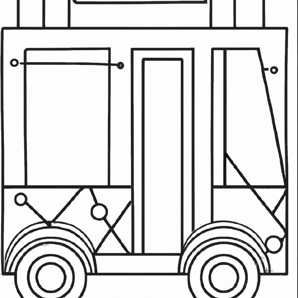 Desenho para colorir desenhos onibus veiculos ilustracoes arte