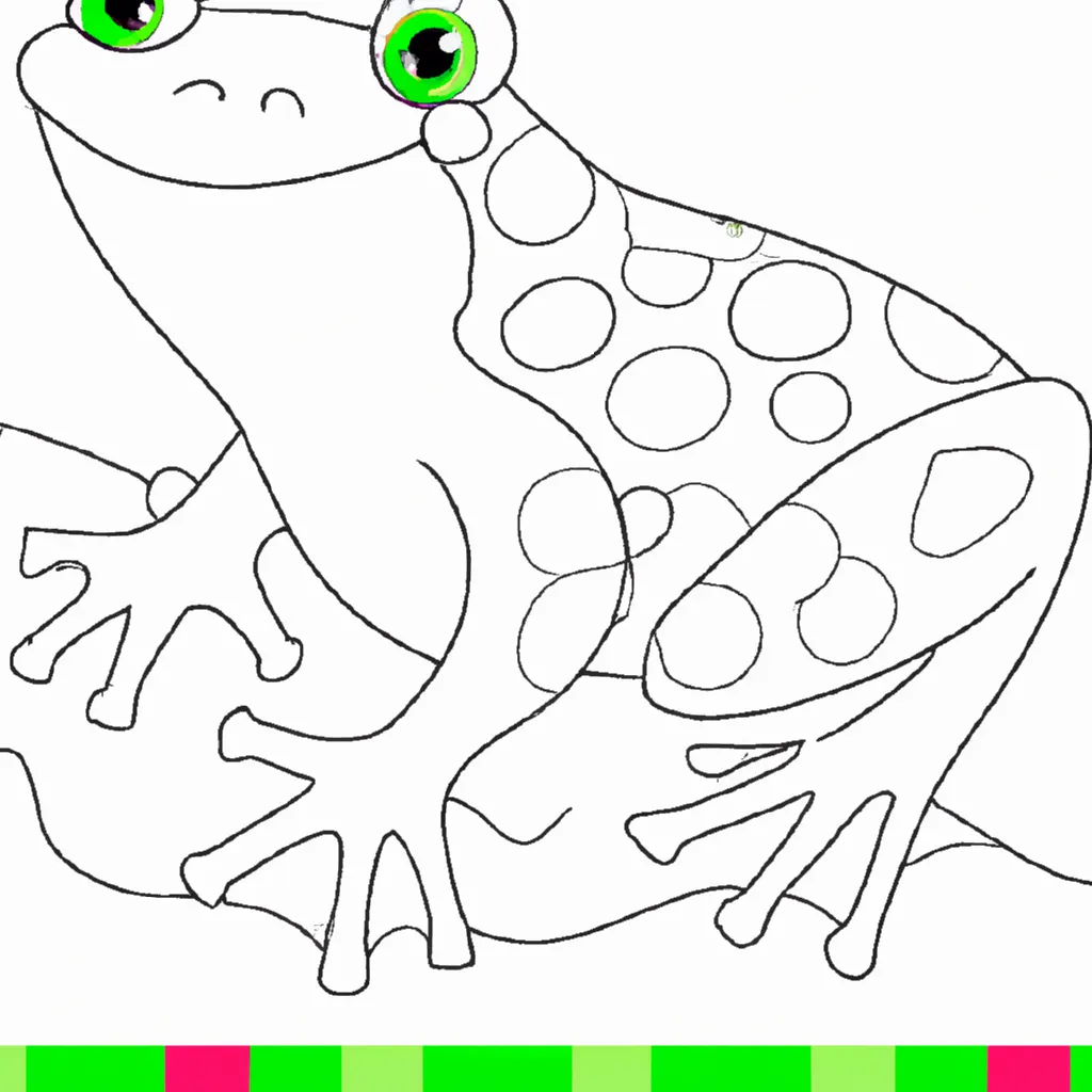 Desenho para colorir desenhos sapo da infancia