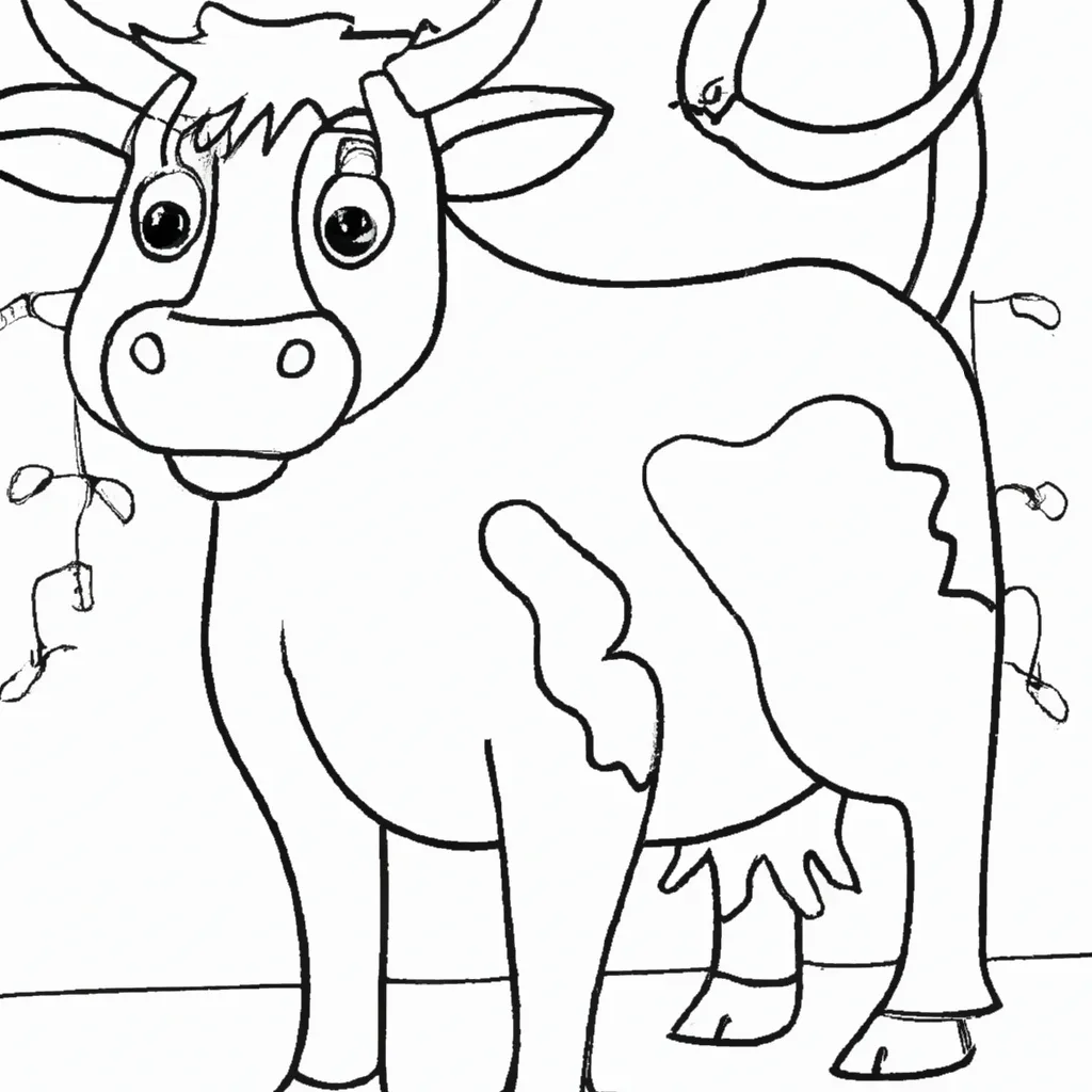 Colorir é Divertido! Desenhe Uma Vaca e Se Divirta! Desenho para colorir desenhos vaca arte infantil