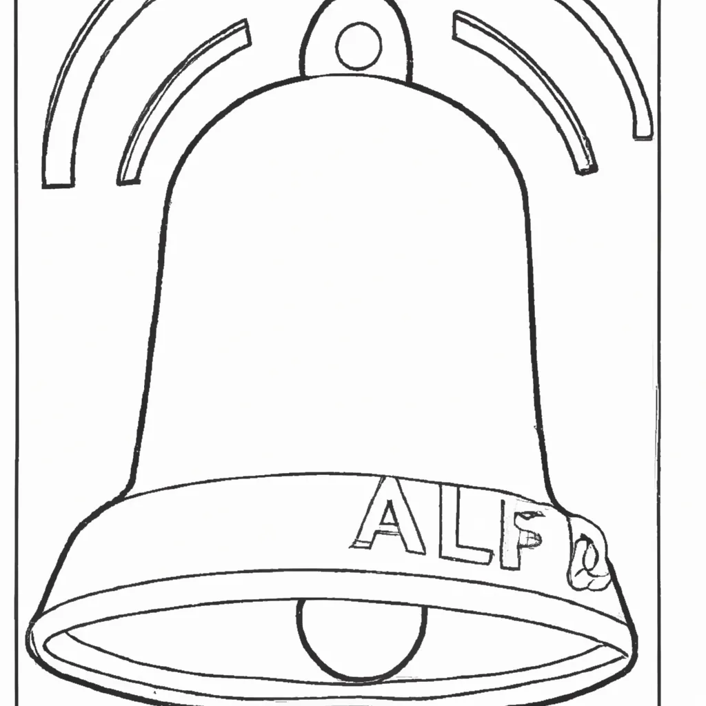 Desenho para criancas de desenhos alarme sinalizacao visual