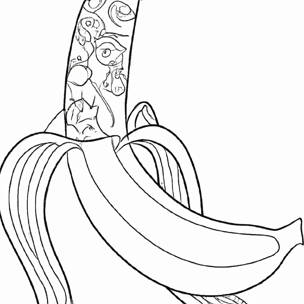 Desenho para criancas de desenhos banana