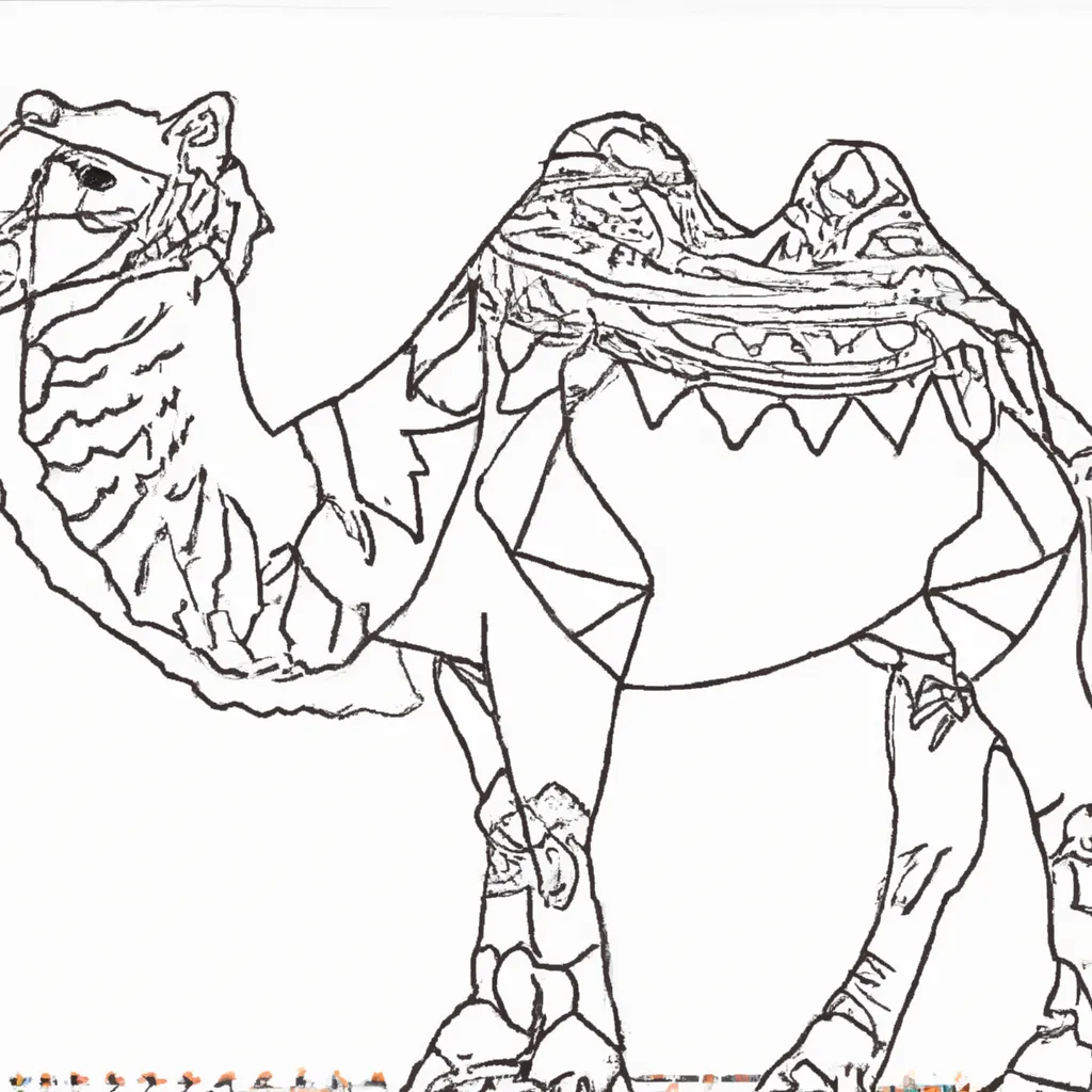 Desenho para criancas de desenhos camelo