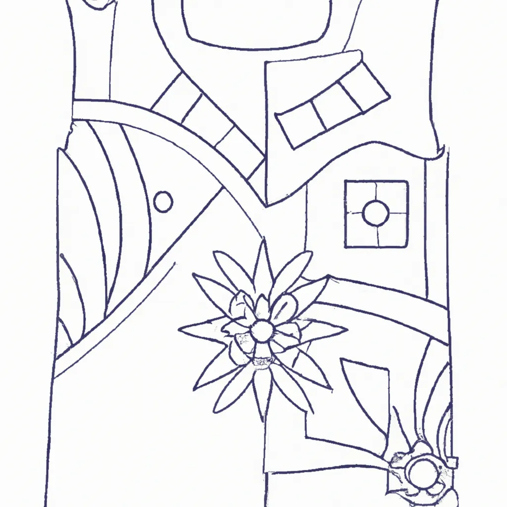 Desenho para criancas de desenhos colete inspiracao