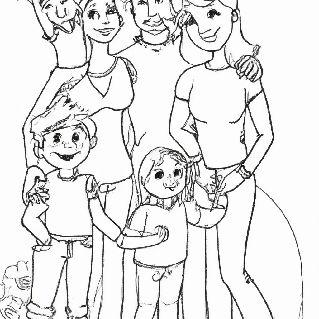 Brinque com a Família: Desenho para Colorir Grátis! Desenho para criancas de desenhos da familia