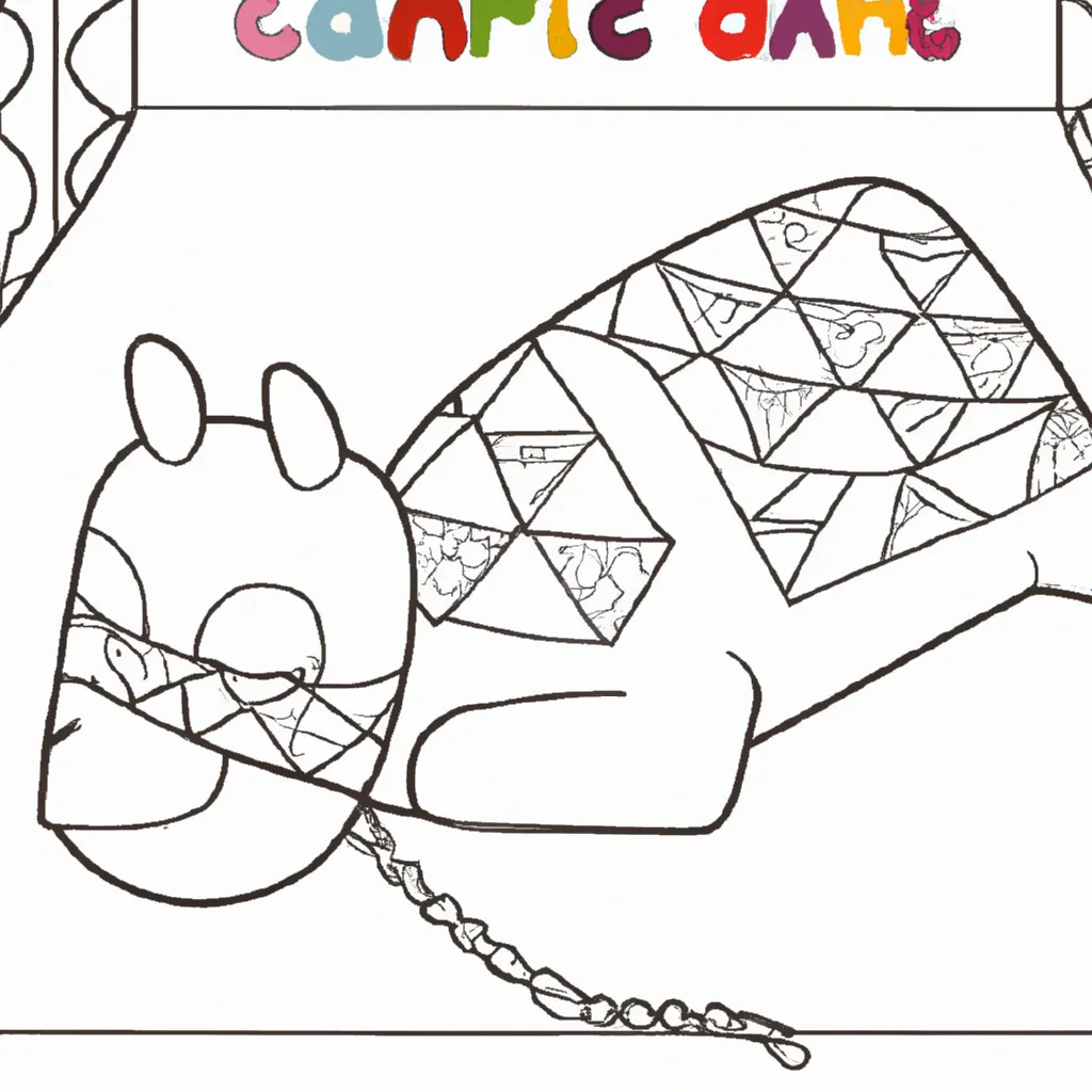 Vamos Colorir? Desenho de Cama Divertido e Criativo! Desenho para criancas de desenhos de cama criativos