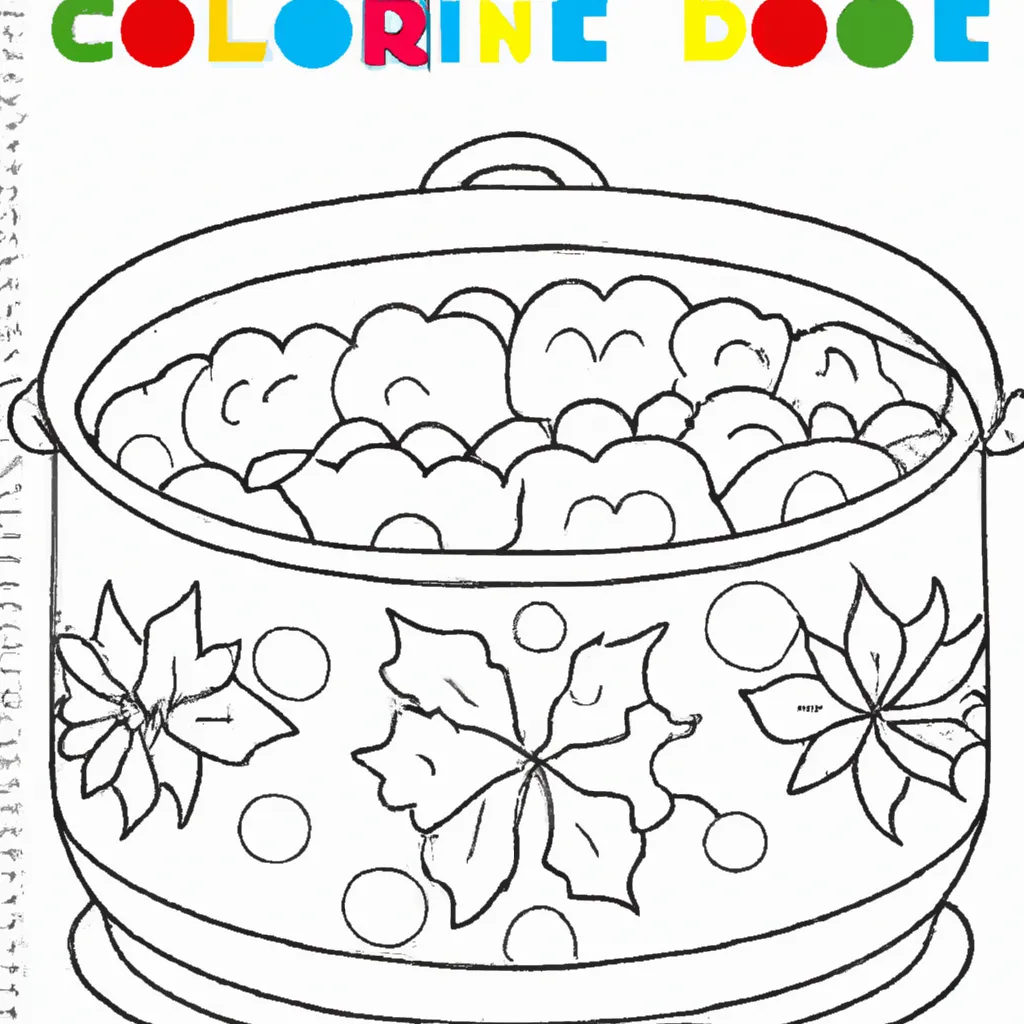 Desenho para criancas de desenhos de frigideira