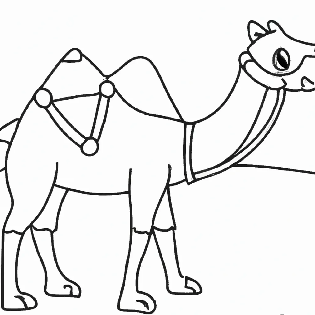Desenho para criancas de desenhos dromedario