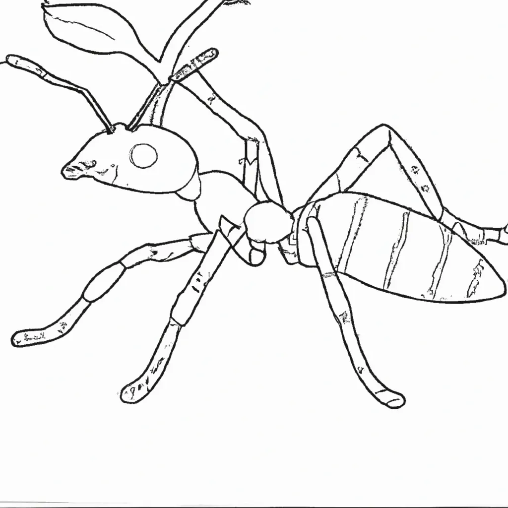 Desenho para criancas de desenhos formiga