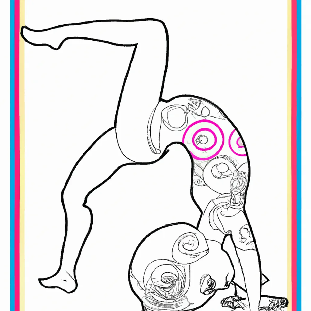 Desenho para criancas de desenhos ginastica exercicios saudaveis divertidos