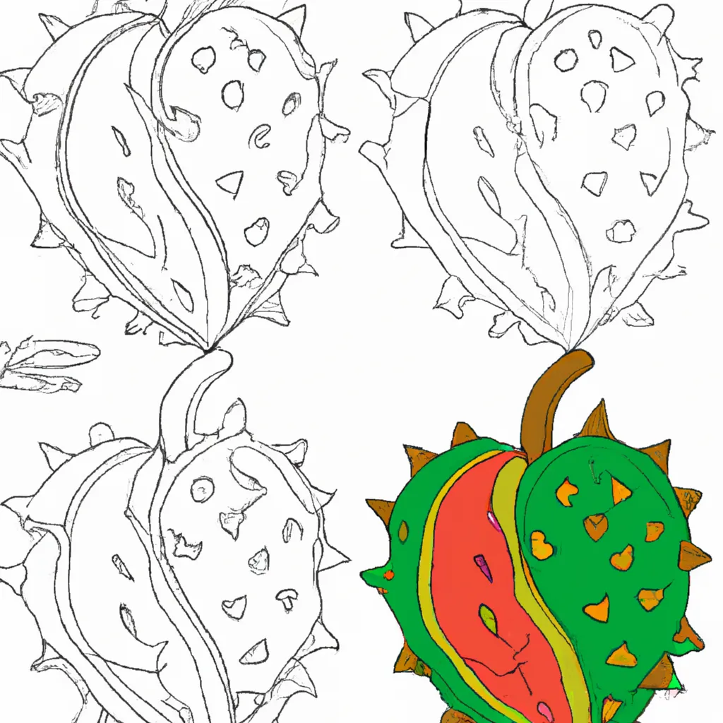 Desenho para criancas de desenhos graviola fruta
