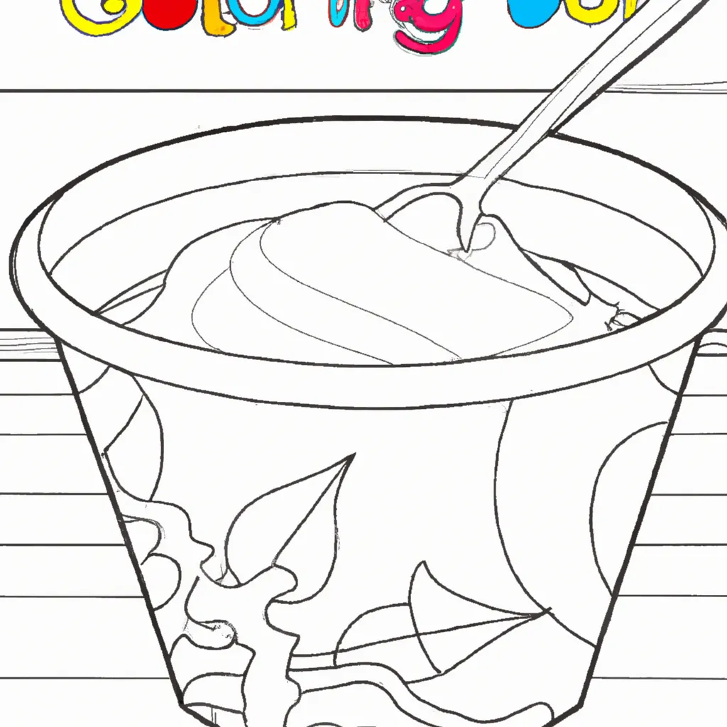 Desenho para criancas de desenhos iogurte criativos divertidos