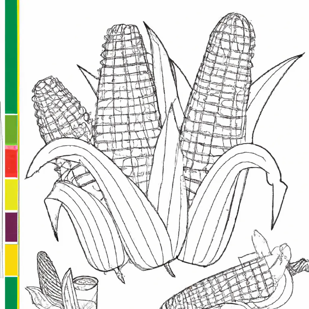Desenho para criancas de desenhos milho