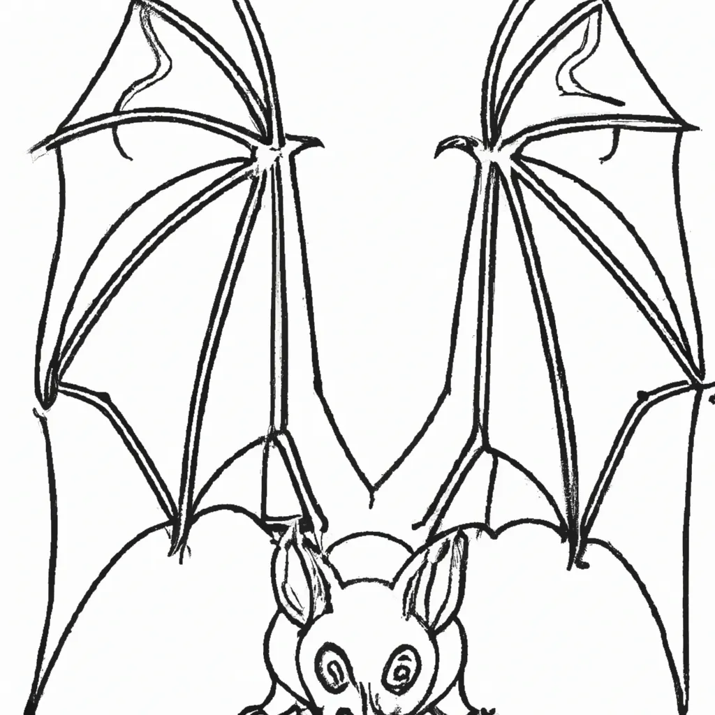 Desenho para criancas de desenhos morcego