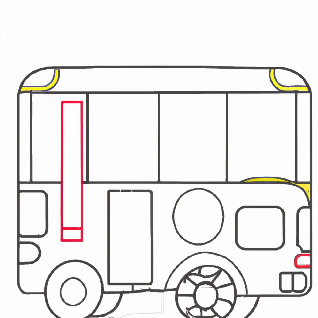 Desenho para criancas de desenhos onibus veiculos ilustracoes arte