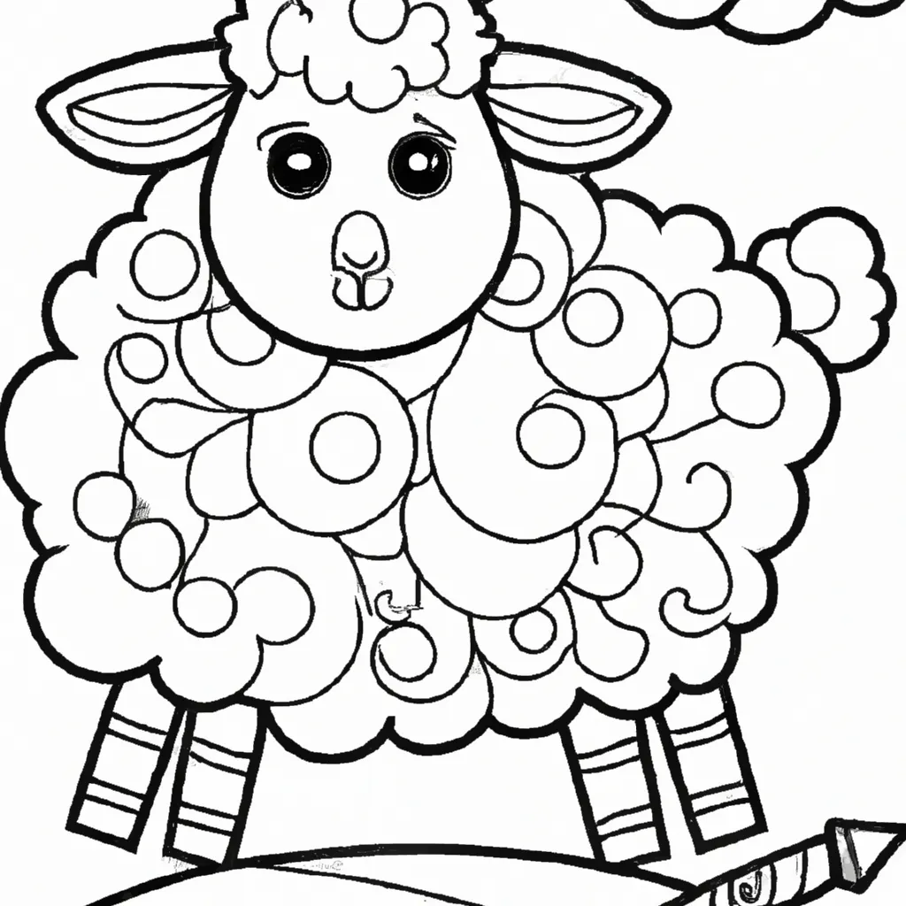 Desenho para criancas de desenhos ovelha