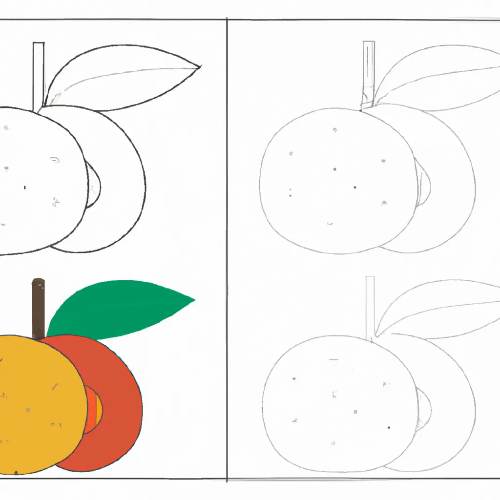 Desenho para criancas de desenhos pessego
