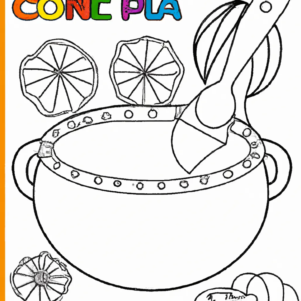 Diversão Garantida: Desenho de Panela para Colorir! Desenho para criancas de desenhos pintura pano panela arte