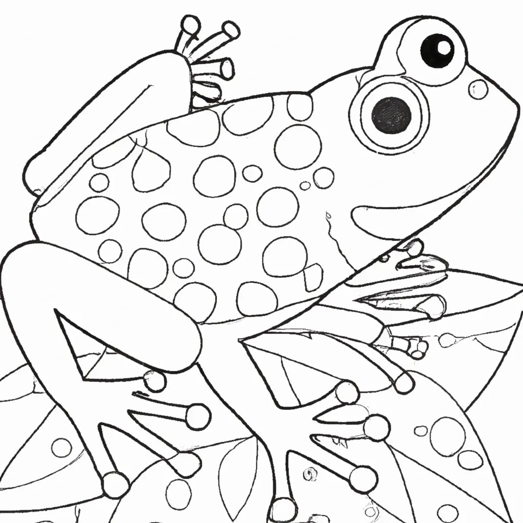 Desenho para criancas de desenhos sapo da infancia