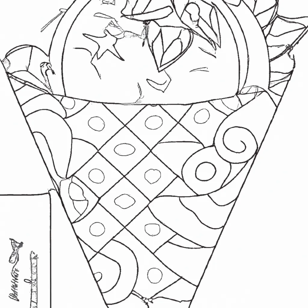 Desenho para criancas de desenhos sorvete delicias verao