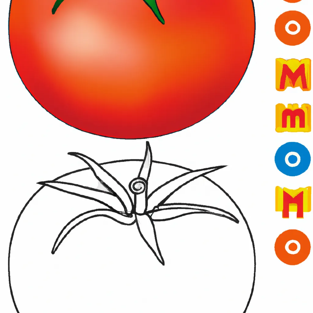 Desenho para criancas de desenhos tomates frutas coloridas