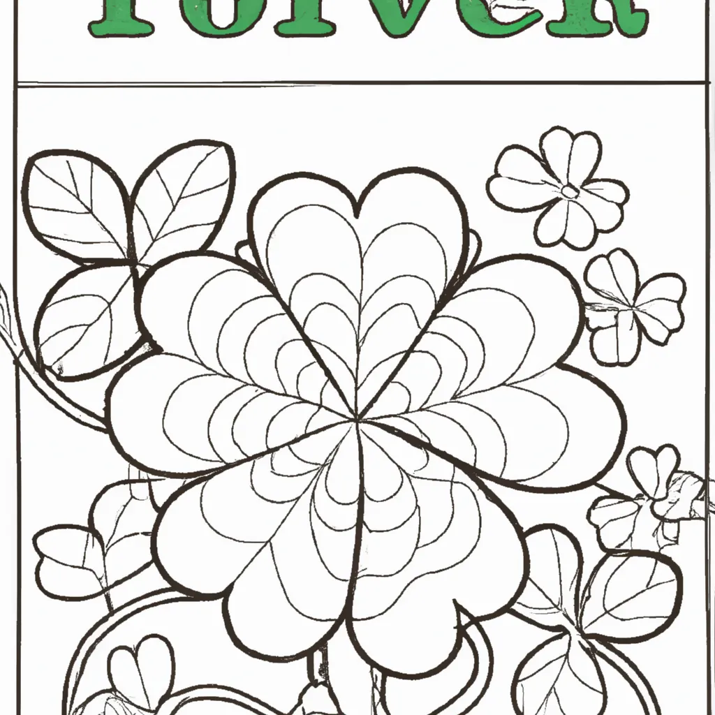 Desenho para criancas de desenhos trevo arte folclore pt br