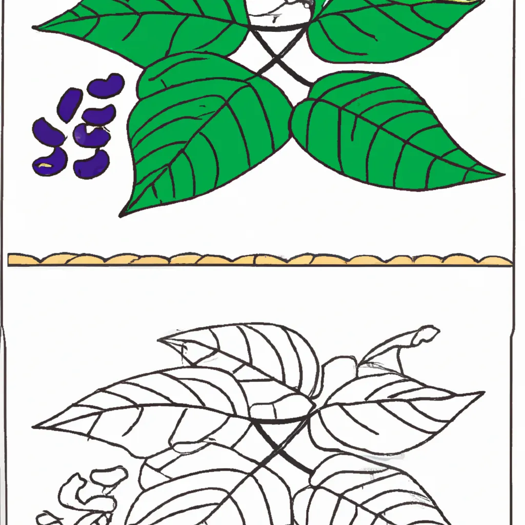 Desenho para pintar desenho feijao pt br