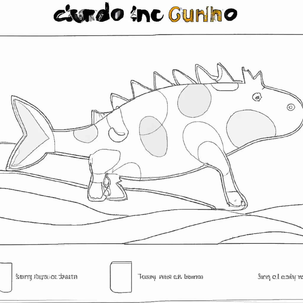 Desenho para pintar desenho guincho ilustracoes