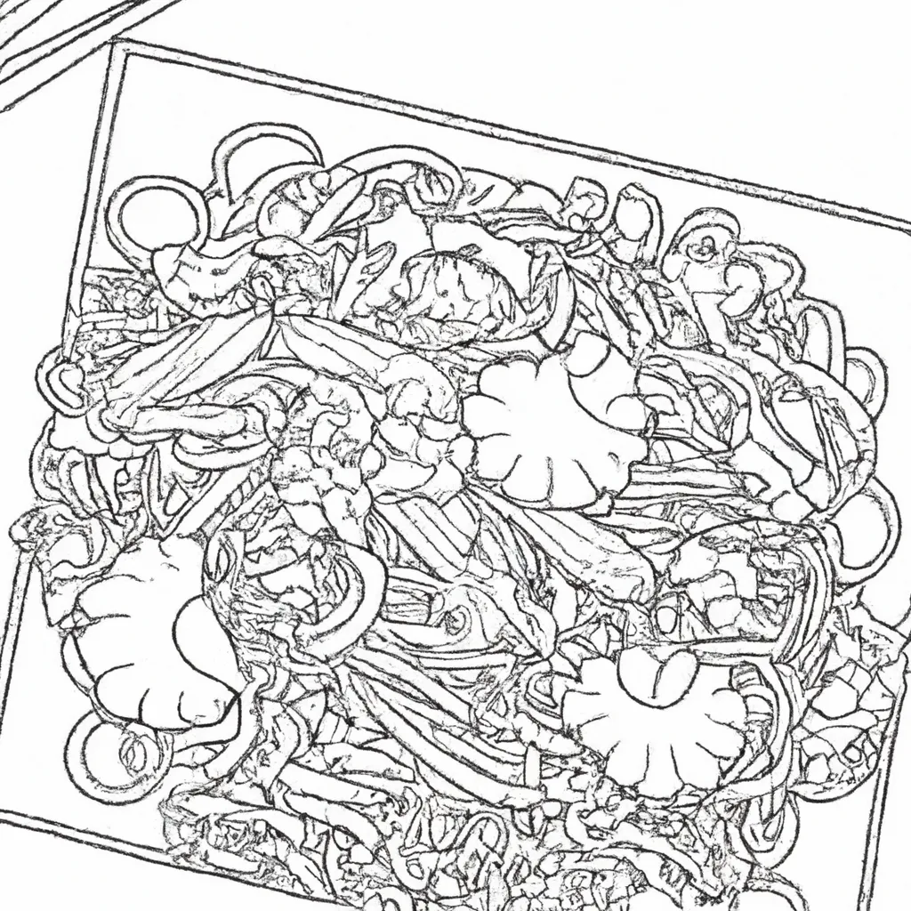 Desenho para pintar desenho yakisoba